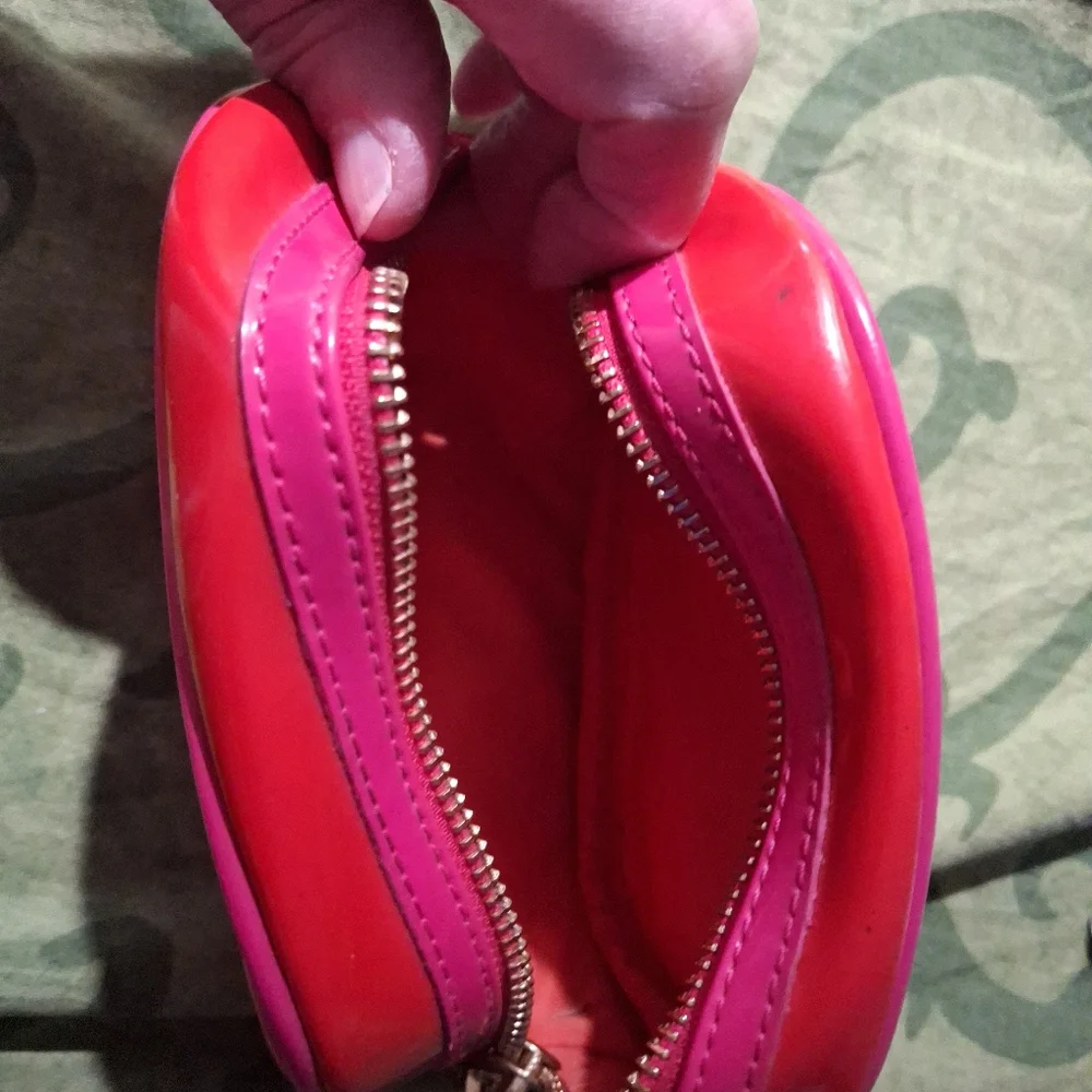 Tory Burch Bright Red Cosmetic Pouch - Picture 3 of 4